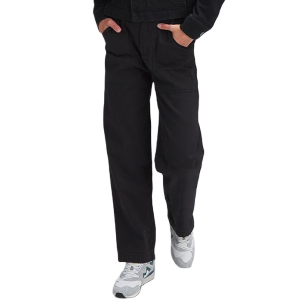 Stoic Black Women’s Utility High Rise Cotton Pants Size 8 Work Wear Casual NWT - Picture 1 of 14